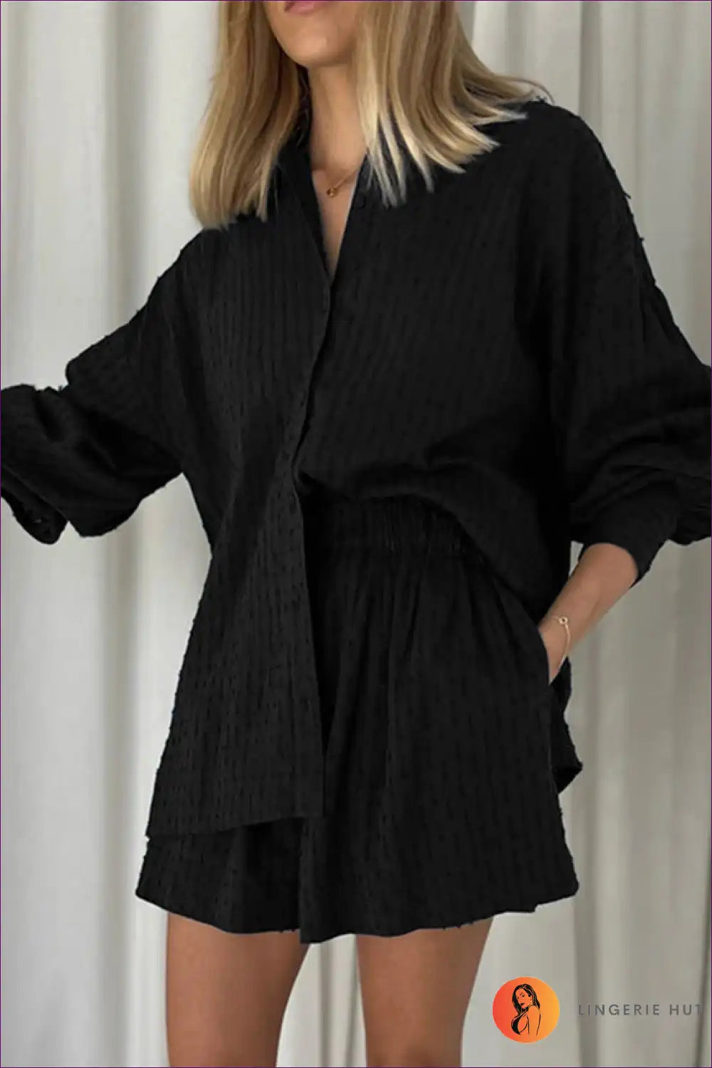 Shirt Dress with Button Front - Effortless Morning Ritual for All Season, Casual, Cotton, Dress, Everyday