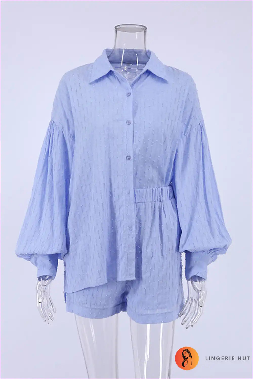 Shirt Dress with Button Front - Effortless Morning Ritual for All Season, Casual, Cotton, Dress, Everyday