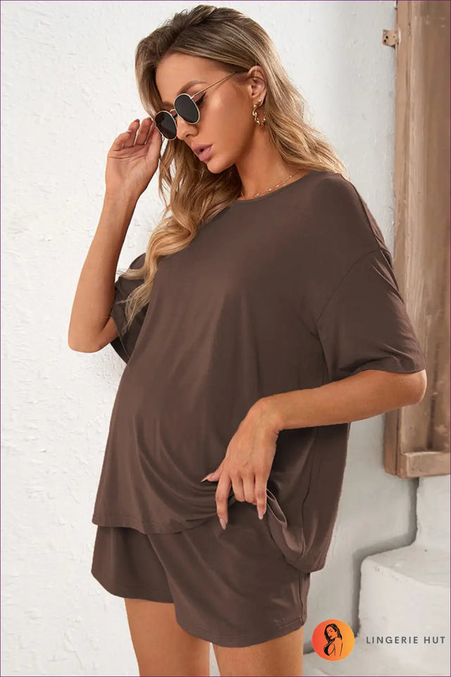 Loungewear Shorts Set - Effortless Everyday Ease