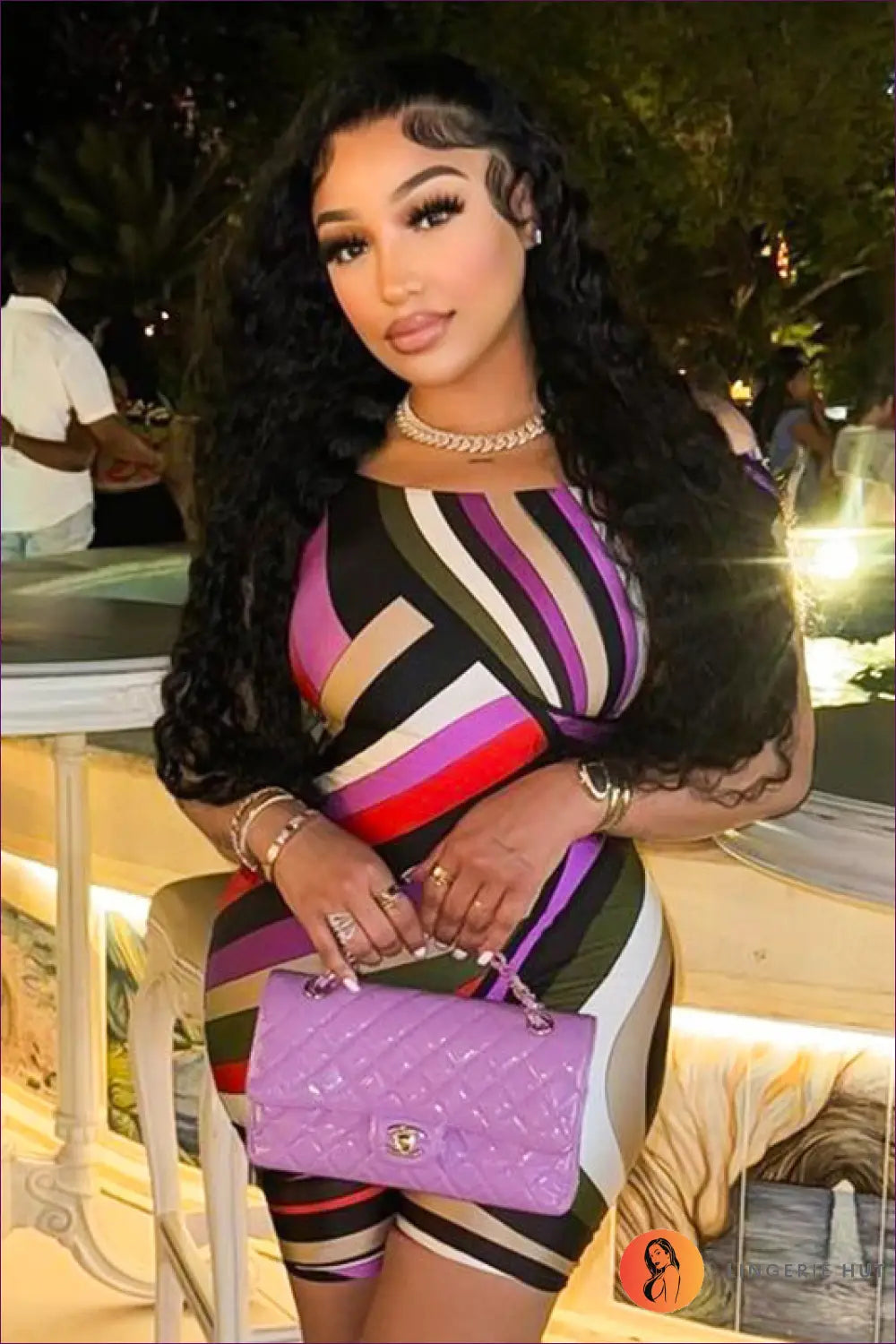 Off Shoulder Playsuit - Summer Evenings Sorted - Clothing - Lingerie Hut - Clubwear • Cutout • Glamour • Mini • Night