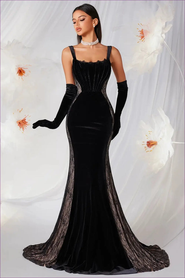 One-Shoulder Tiered Maxi Dress - Asymmetric Slit