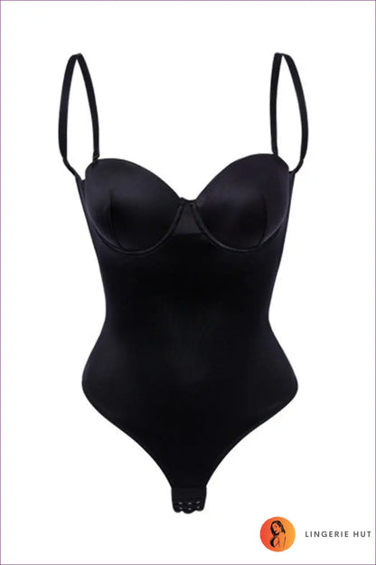 Show Off Your Curves With Our Cut Out Cross Back Shapewear Bodysuit. Designed For Comfort And Sexiness, It