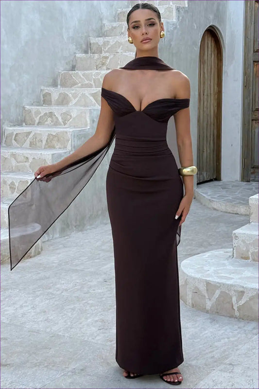 Sleek Strapless Backless Dress for Summer Nights - Effortless Allure