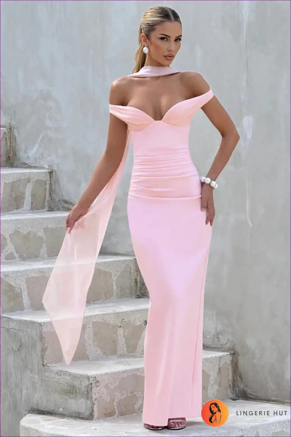 Sleek Strapless Backless Dress for Summer Nights - Effortless Allure