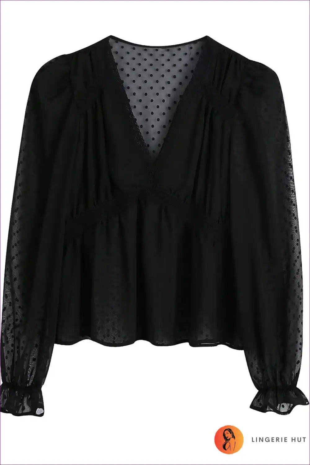 Enhance Your Style With Our Sexy Slim Black Lace Trim Shirt! Perfect For Any Occasion, This Elegant