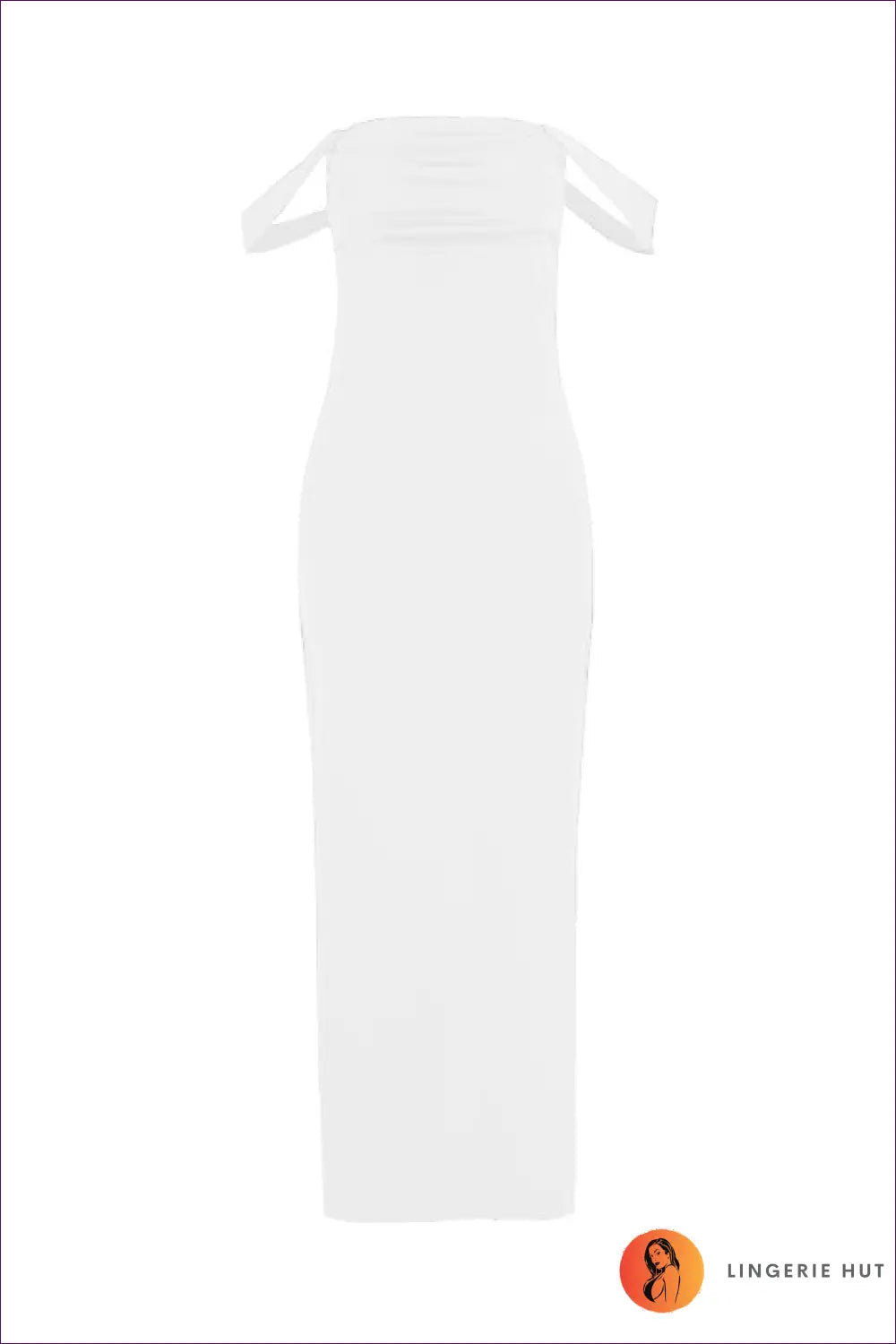 Slip Dress with Signature Waist Detail - Effortless Grace - s / White - Satin - Casual • Cotton • Dresses • Everyday