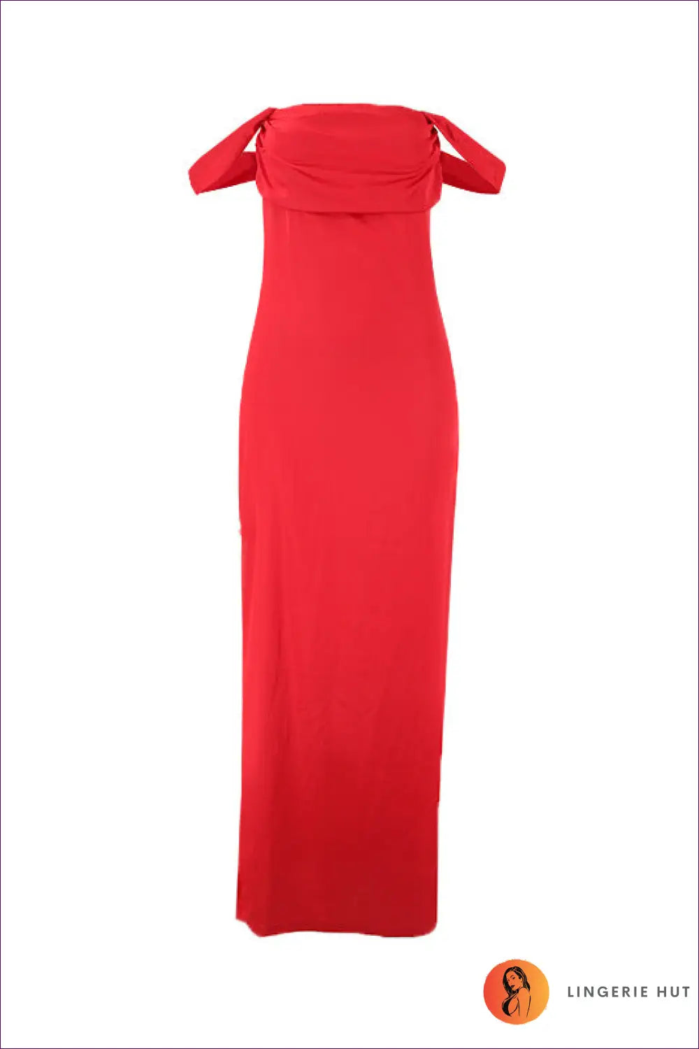 Slip Dress with Signature Waist Detail - Effortless Grace - s / Red - Satin - Casual • Cotton • Dresses • Everyday