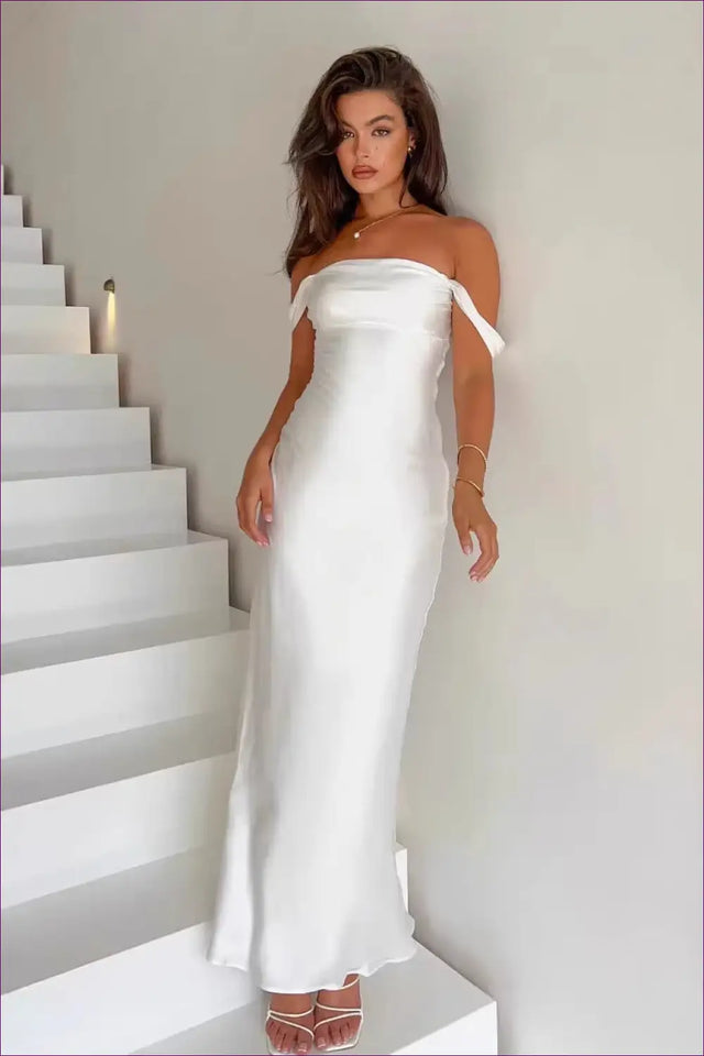Slip Dress with Signature Waist Detail - Effortless Grace