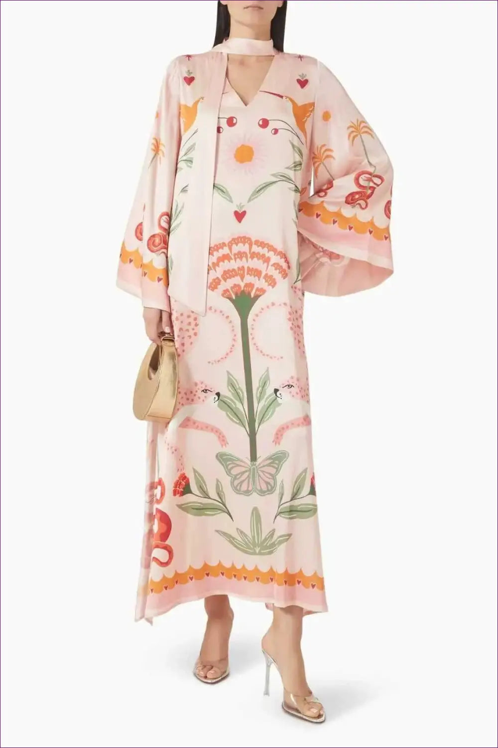 Slip Dress with Split Hem - Sunlit Ease - Satin - Casual • Cotton • Dresses • Everyday - Lingerie Hut