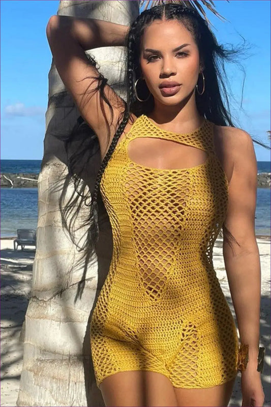 Backless Cutout Romper - Summer Evenings Sorted - Clothing - Lingerie Hut - Backless • Casual • Clubwear • Date Night