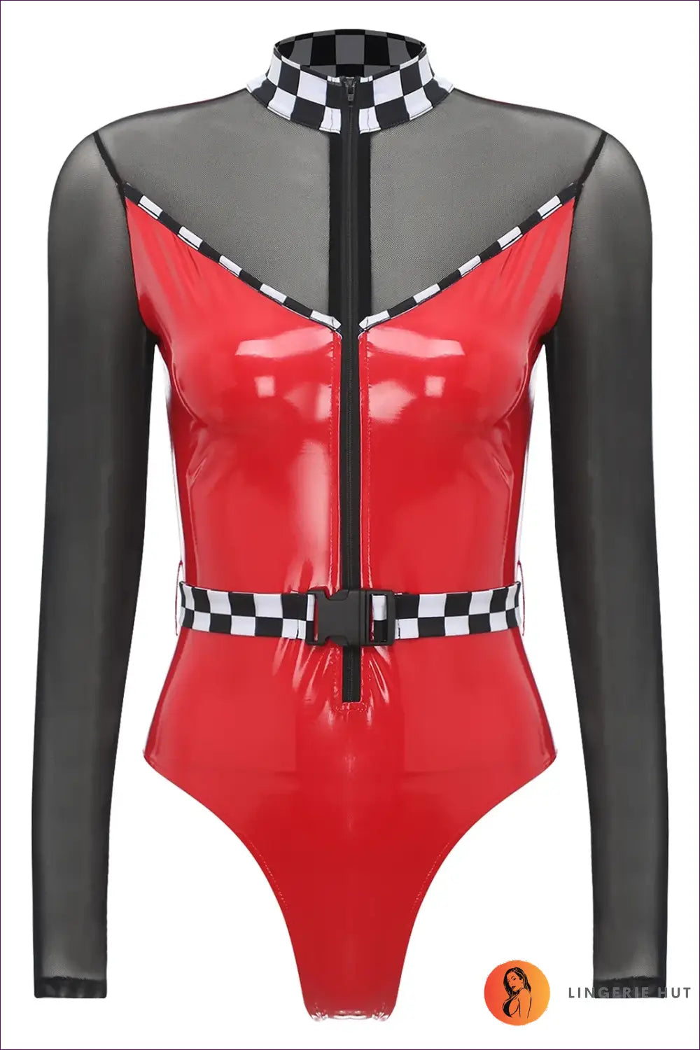 Speed Racer Costume Bodysuit - Fantasy Roleplay Ready - Lingerie Hut - Clubwear • Cutout • Halloween