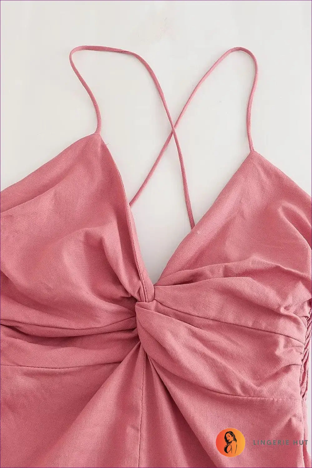 Split Dress with Hem - Warm Weather Poise - Casual • Cotton • Dresses • Everyday - Lingerie Hut