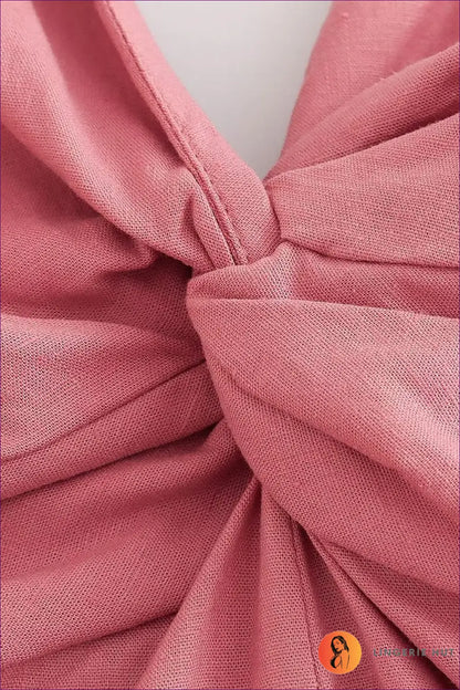 Split Dress with Hem - Warm Weather Poise - Casual • Cotton • Dresses • Everyday - Lingerie Hut