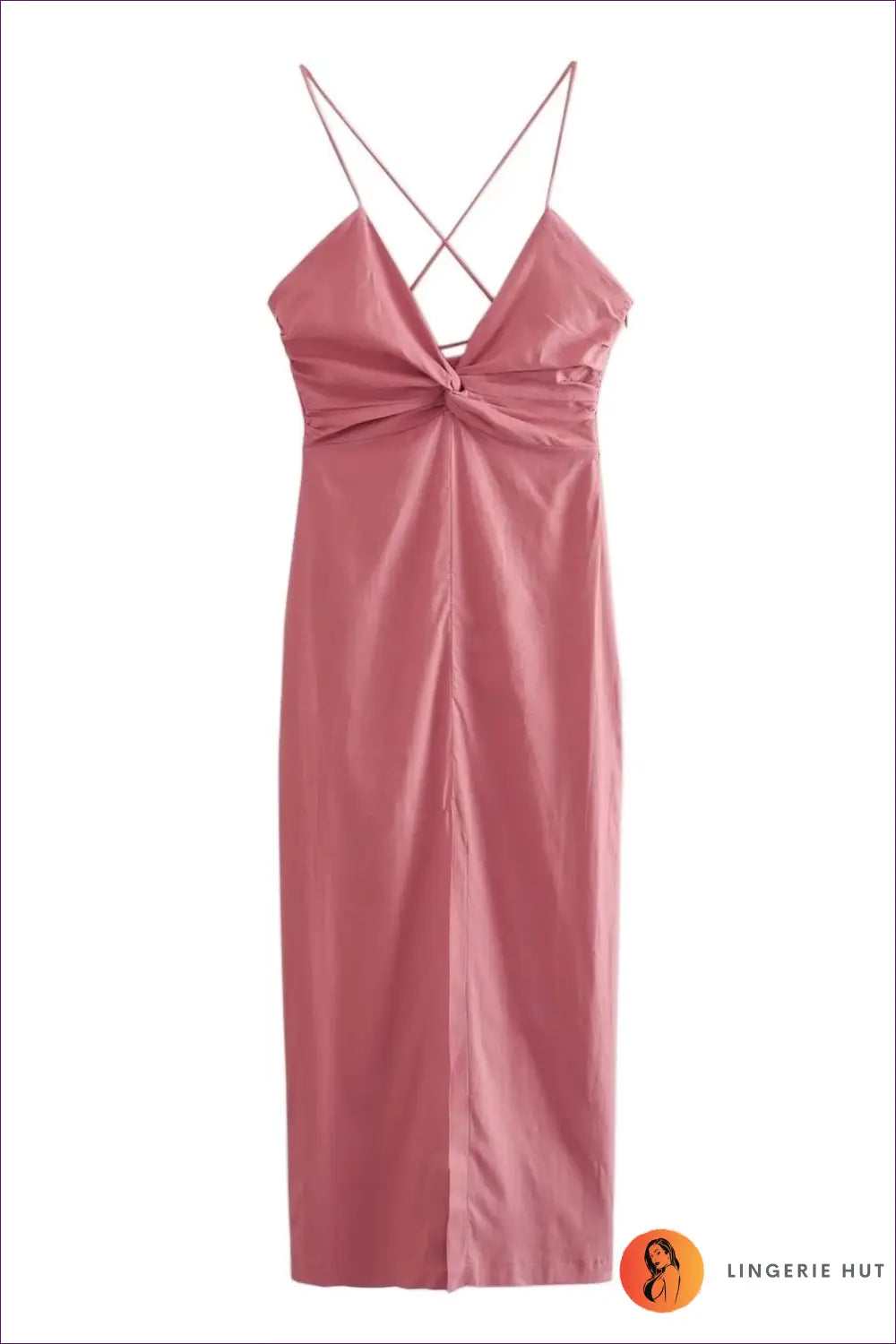 Split Dress with Hem - Warm Weather Poise - Casual • Cotton • Dresses • Everyday - Lingerie Hut