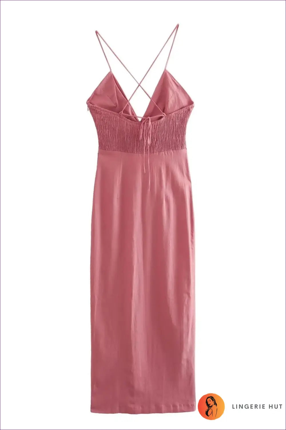 Split Dress with Hem - Warm Weather Poise - Casual • Cotton • Dresses • Everyday - Lingerie Hut