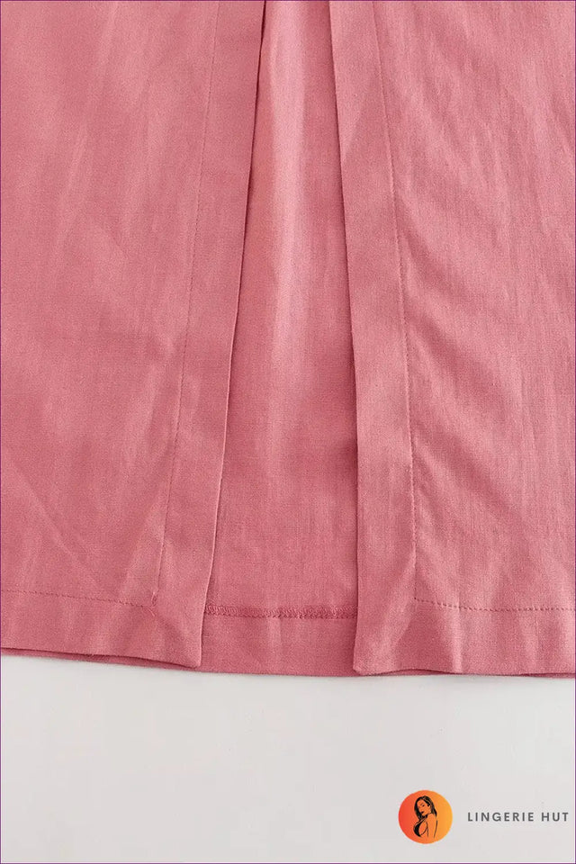 Split Dress with Split Hem - Warm Weather Poise