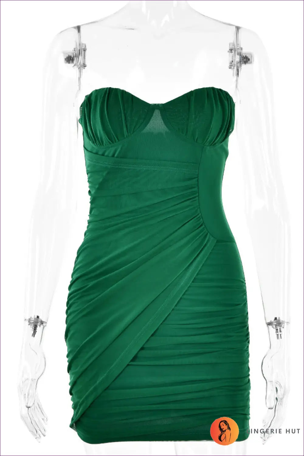 Make a Show-stopping Entrance In Our Strapless Bodycon Dress - Sleek Must-have For Party-goers. Styling Tip