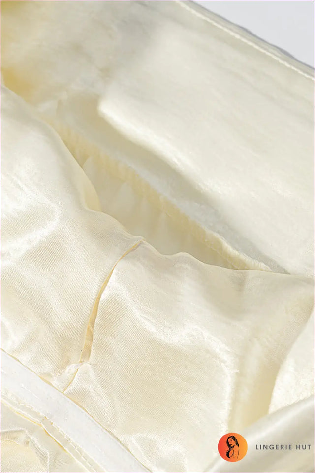 Strapless Satin Maxi Dress - Draped Ruffle Detail