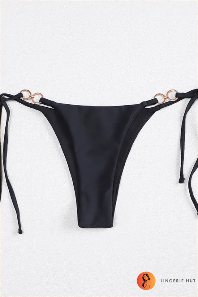 Striped Triangle Bikini - Poolside Ease