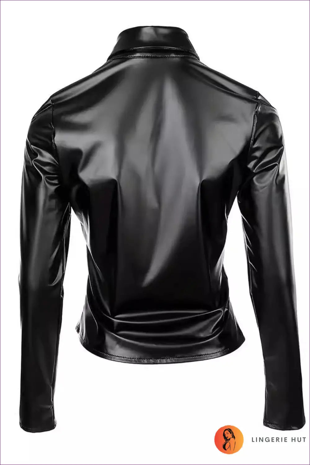 Studded Faux Leather Statement Jacket - the one They’ll Ask About - Bodysuit - Jackets - Lingerie Hut - All Season