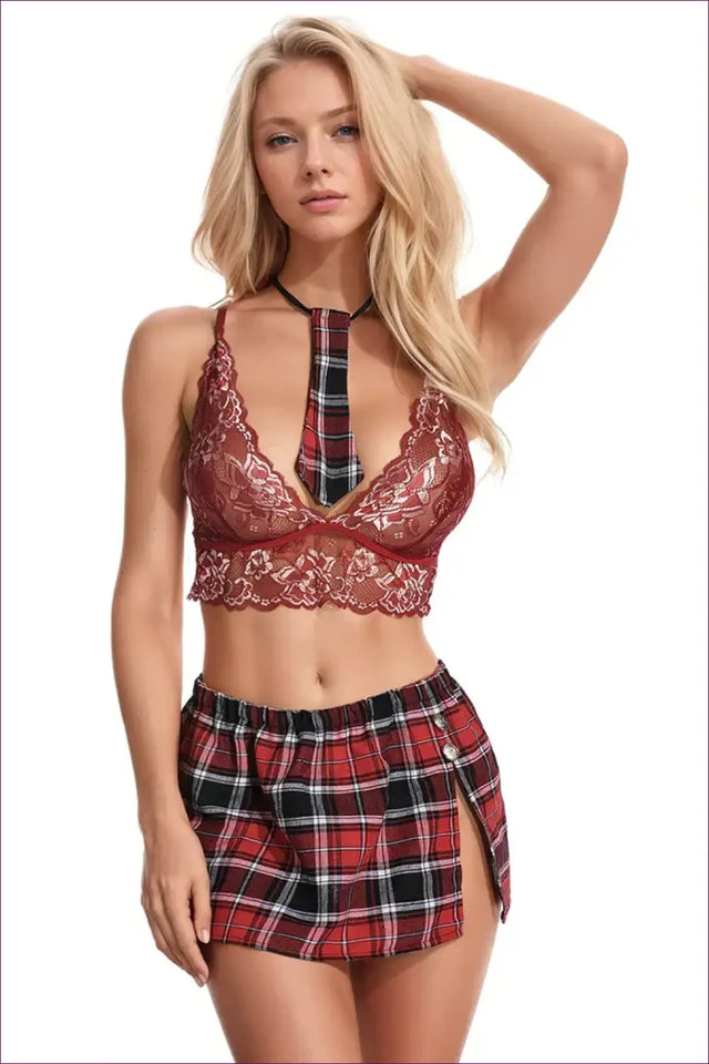 Student Uniform Costume Set - Playful Roleplay Energy