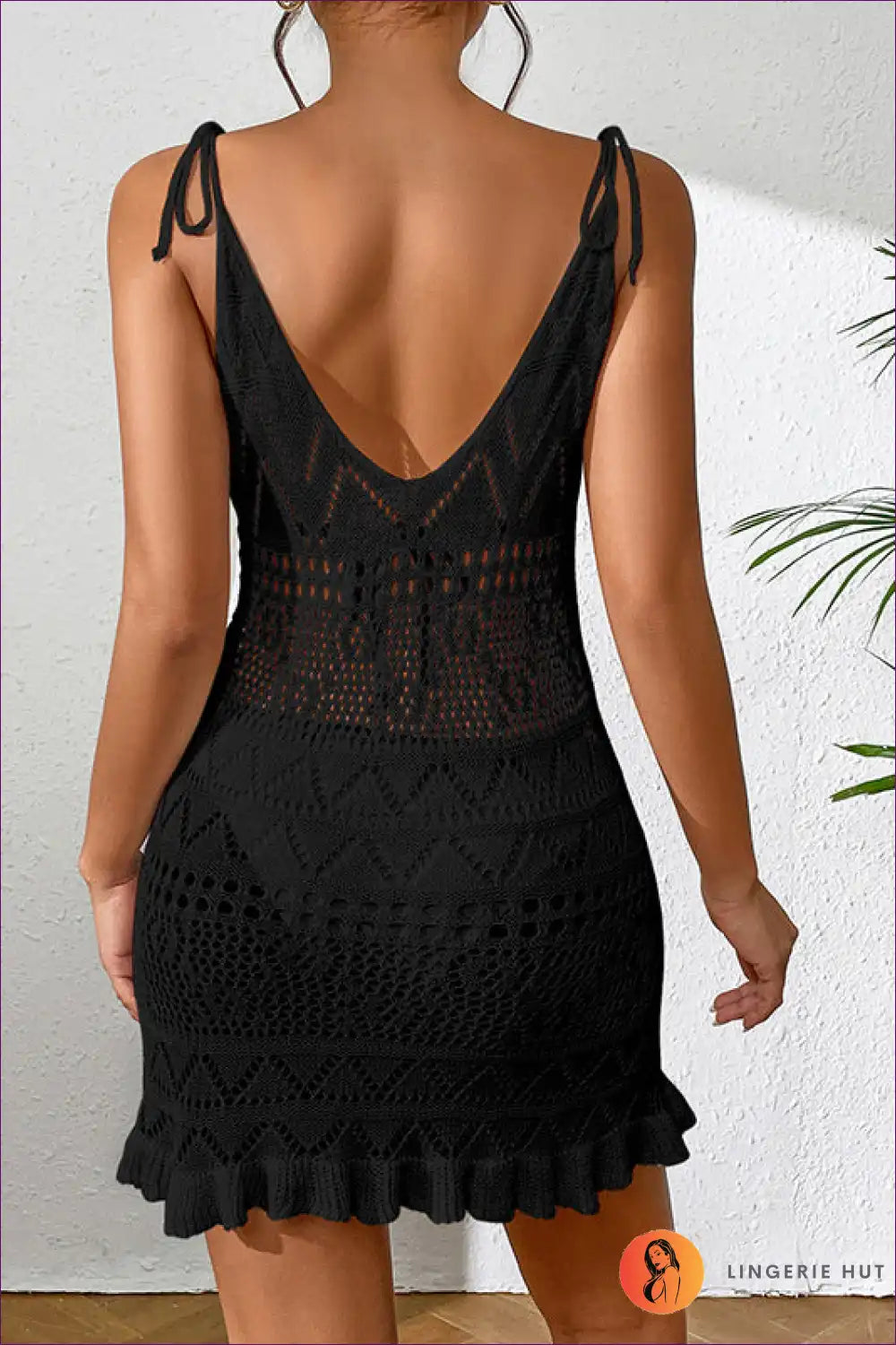 Mbrace The Breeze And Flaunt Your Style With Our Sultry Knitted Sling Jumpsuit. Featuring a Deep v Plunge