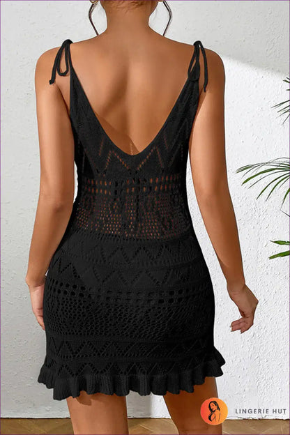 Mbrace The Breeze And Flaunt Your Style With Our Sultry Knitted Sling Jumpsuit. Featuring a Deep v Plunge