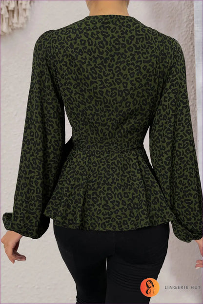 Embrace Your Adventurous Side With Our Sultry Leopard Print Top. This Top Is All About Confidence, Elegance,