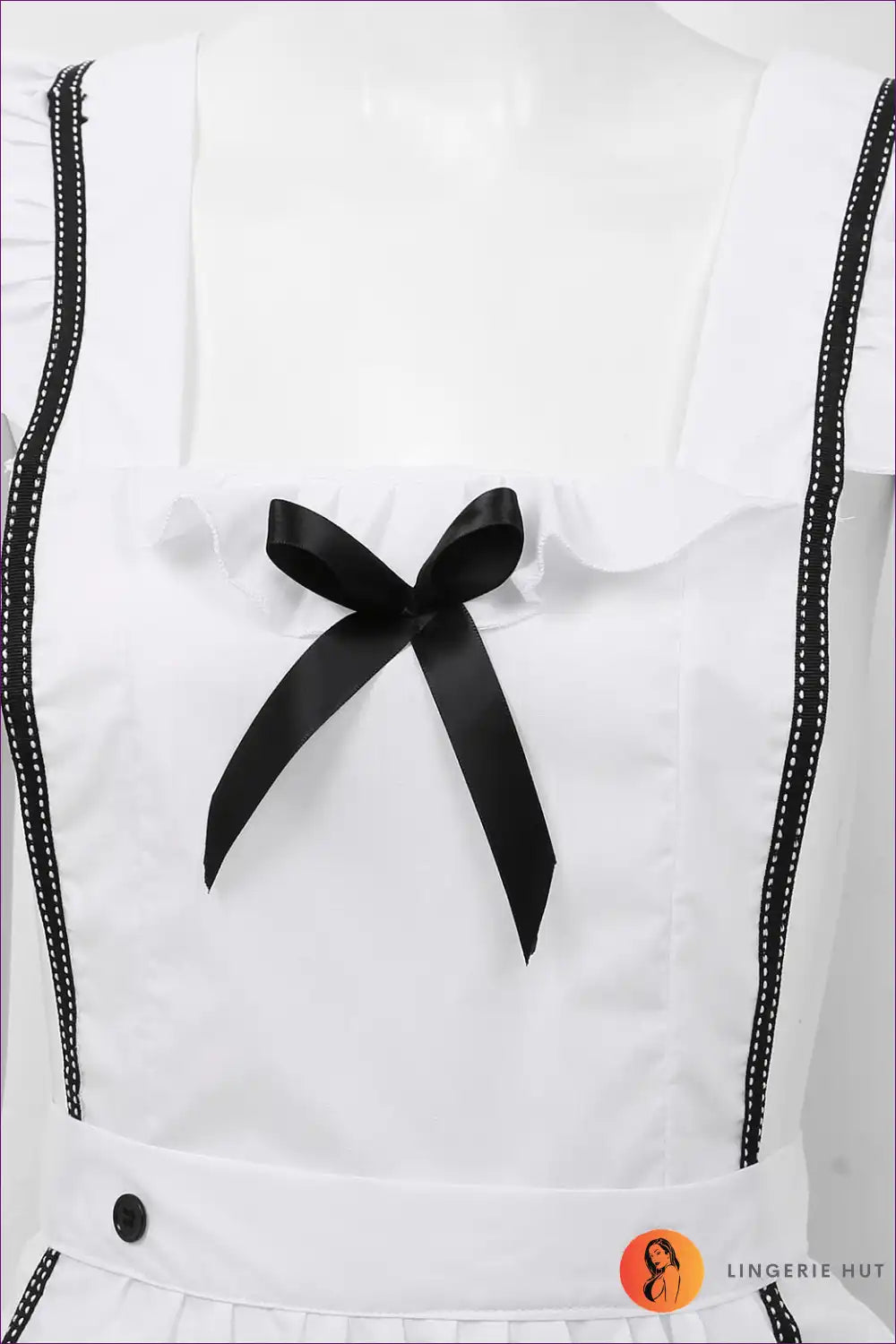 Step Into a World Of Playful Sophistication With Our Sultry Maid Apron Outfit. This Ensemble Is Perfect For