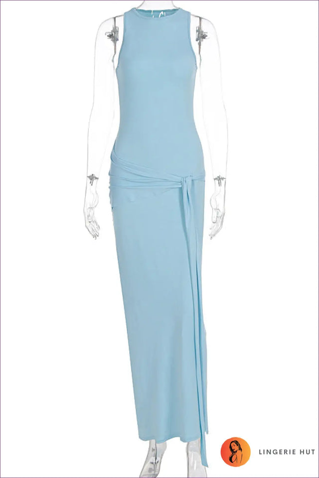 Sleeveless Maxi Bodycon Dress - Effortless Elegance
