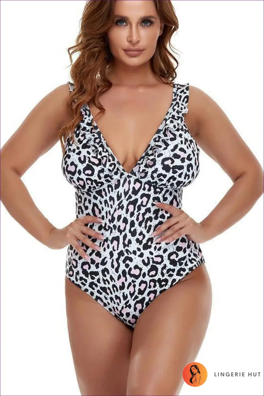 Floral Skirted Swimsuit - Resort Elegance All-day Confidence - 2xl / Leopard - Swimwear - Lingerie Hut - A-line
