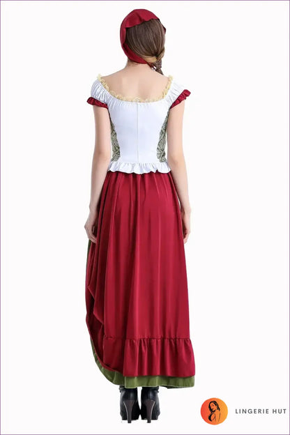 Tavern Maid Costume with Hitched Skirt - Playful Fantasy - Halloween • High-low Dress • just in • Lingerie - Hut