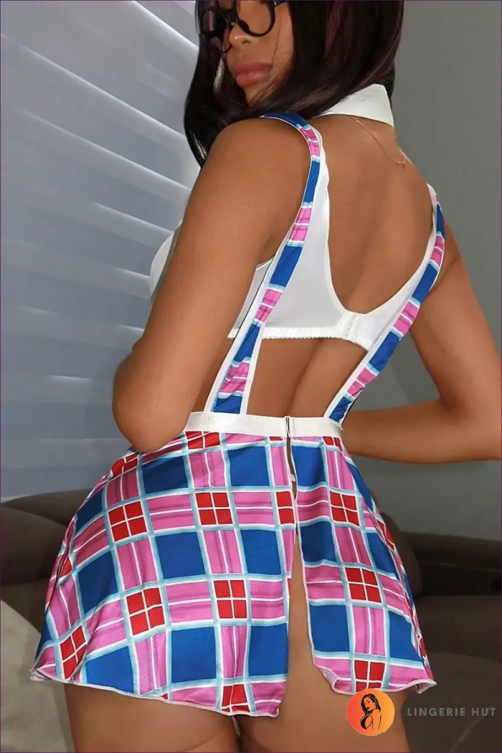 Teacher Uniform Costume with Mini Skirt - Flirty Role Play - All Season • Boudoir • Halloween • just in - Lingerie Hut