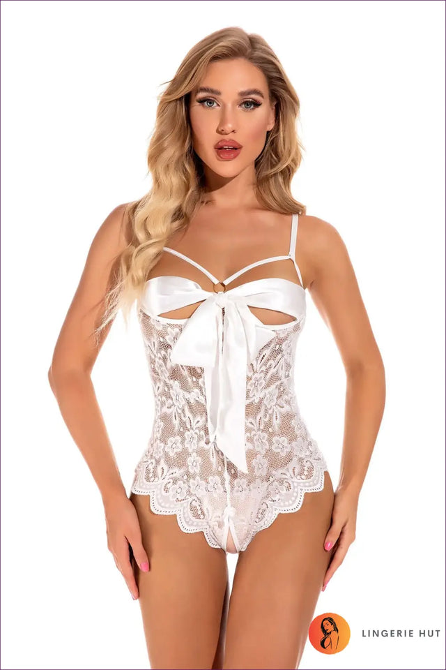 Cutout Floral Teddy - Effortless Allure for Every Occasion