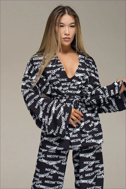 Tie-dye Lounge Set with Gradient Print - Artistic Comfort for All Season, Autumn, Boho, Casual, co Ord