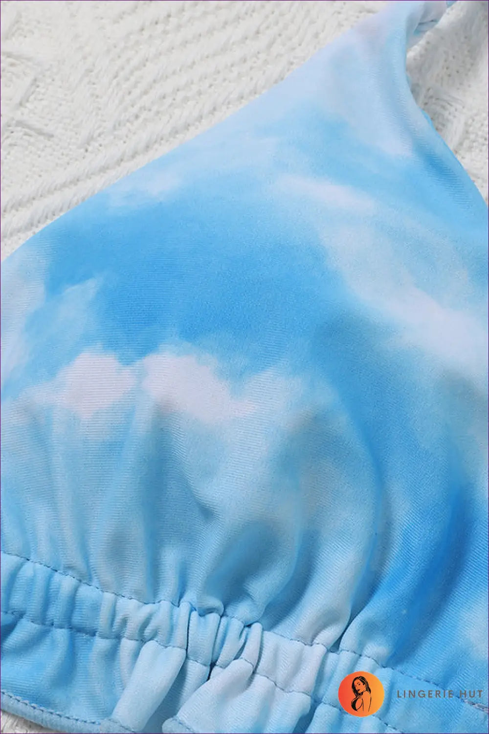 Tie-dye Skirted Bikini Set with Halter Tie Top - Vacation Ready - l / Lavender - Beachwear • Boho • just in • Sexy