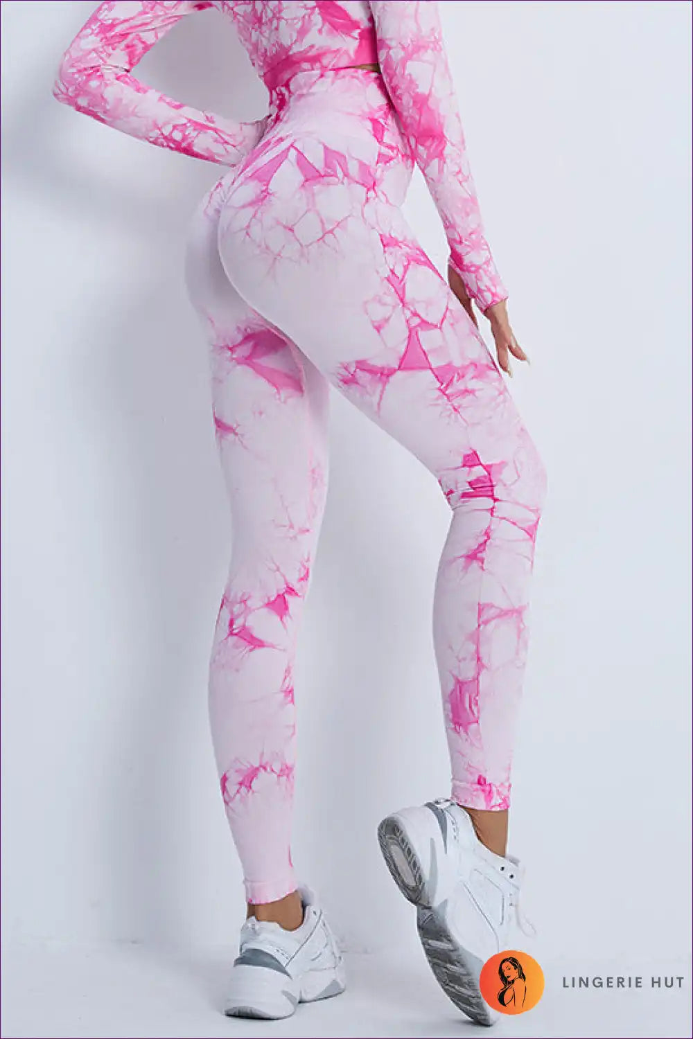 Elevate Your Workouts With Our Tie-dyed Sporty Yoga Suit. Perfect For Active Lifestyles, It Combines Style,