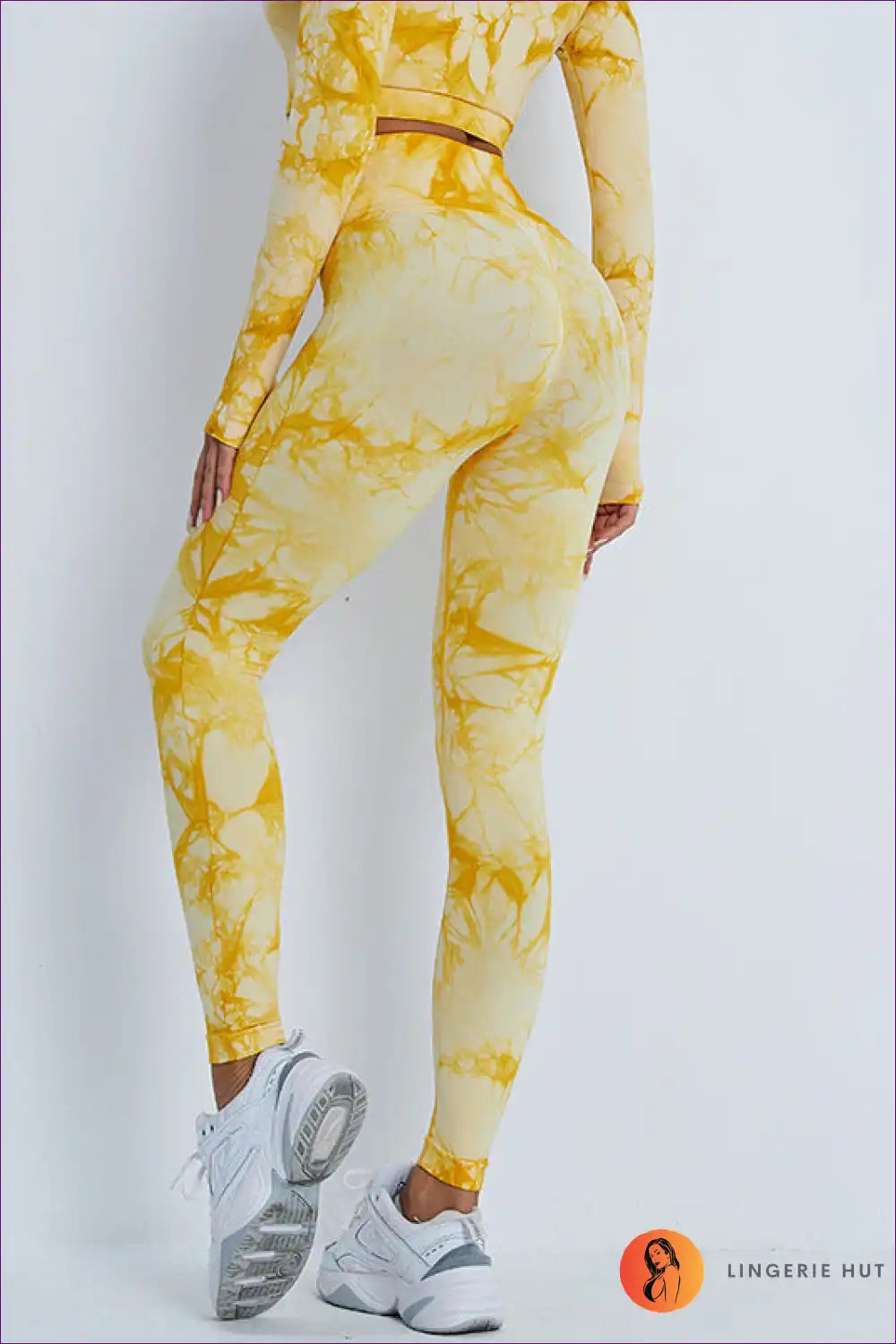 Elevate Your Workouts With Our Tie-dyed Sporty Yoga Suit. Perfect For Active Lifestyles, It Combines Style,