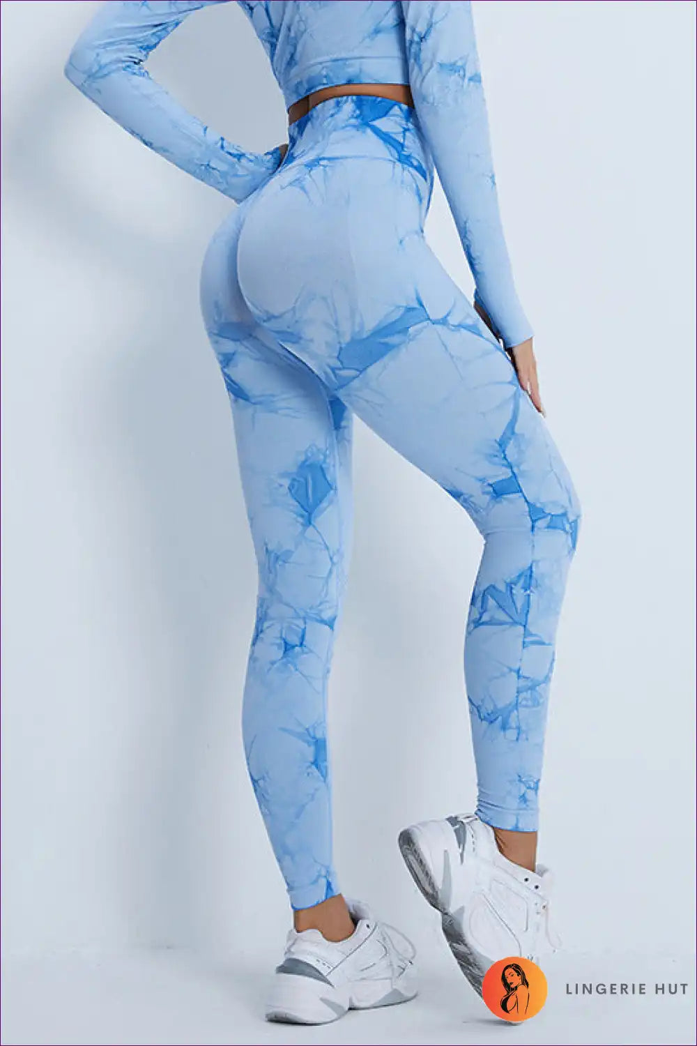 Elevate Your Workouts With Our Tie-dyed Sporty Yoga Suit. Perfect For Active Lifestyles, It Combines Style,