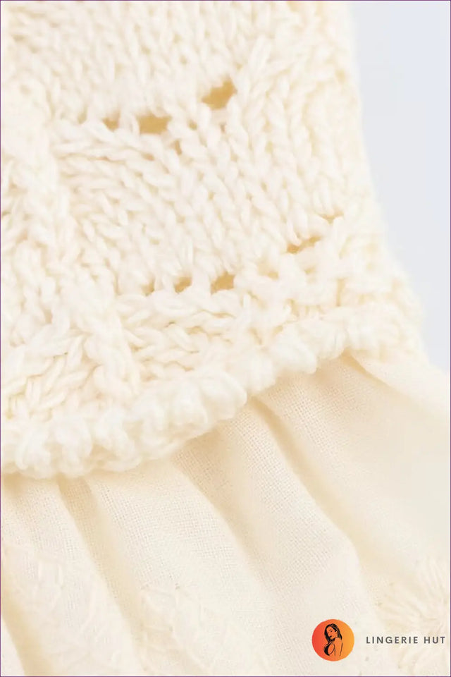 Tiered Knit Slip Dress with Embroidered Bodice - Summer Ease