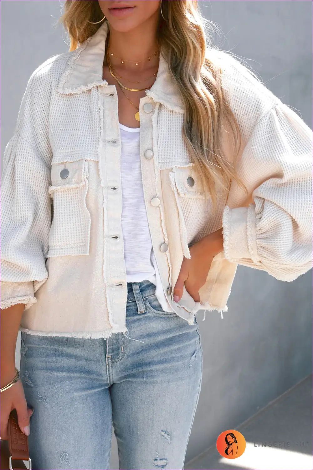 Trendy Patchwork Denim Jacket - Casual Chic For s