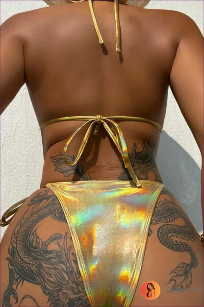 Triangle Bikini - Boho Beach Confidence - Swimwear - Lingerie Hut - Beachwear • Glamour • Halter