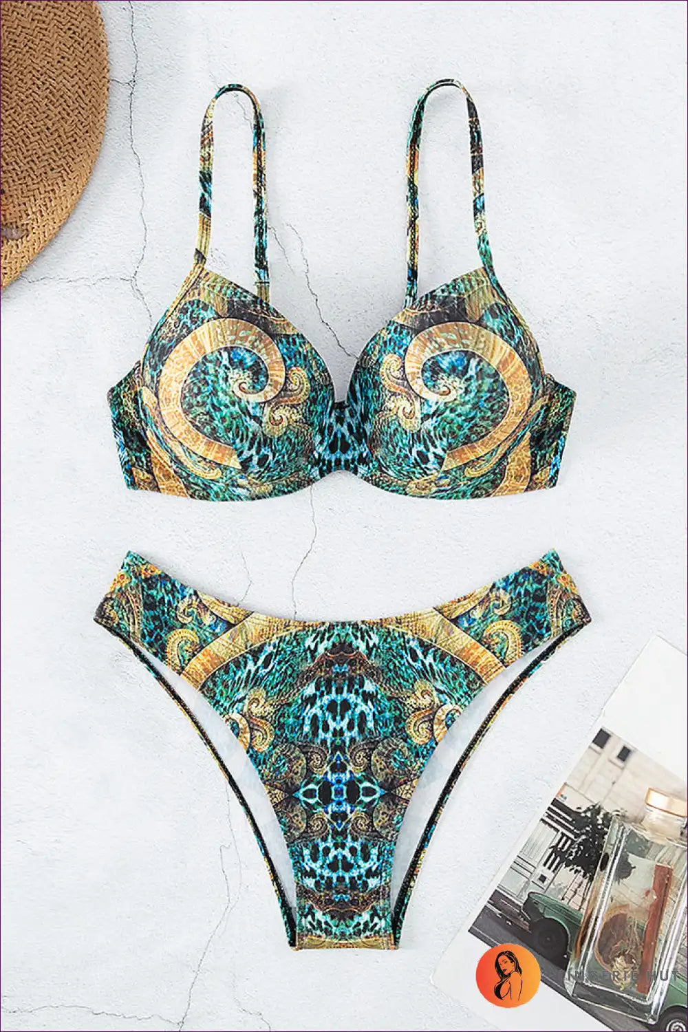 Tribal Totem Bikini - Unleash Your Wild Side For Beachwear, Bikini, Spring, Vaccation