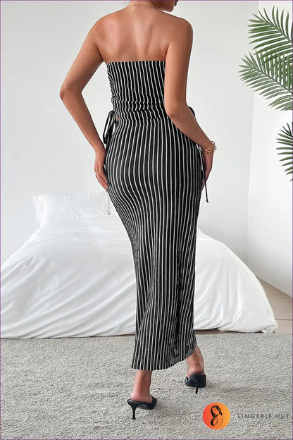 Tube Top with Midi Skirt Set - Summer Confidence for All Season, Bodycon, Casual, co Ord, Cutout