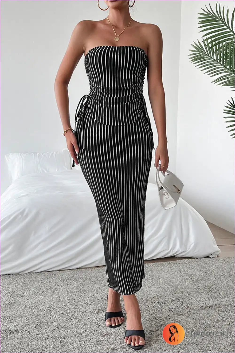 Tube Top with Midi Skirt Set - Summer Confidence for All Season, Bodycon, Casual, co Ord, Cutout