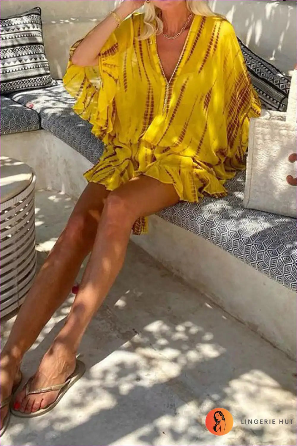 Tunic Dress with Embroidered Trim - Bohemian Luxury for A-line, Boho, Casual, Cotton,