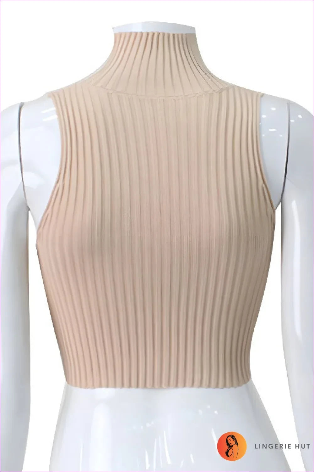 Get a Show-stopping Look With Our Turtleneck Keyhole Ribbed Top. Soft Ribbed Knit Fabric, Turtleneck, Keyhole