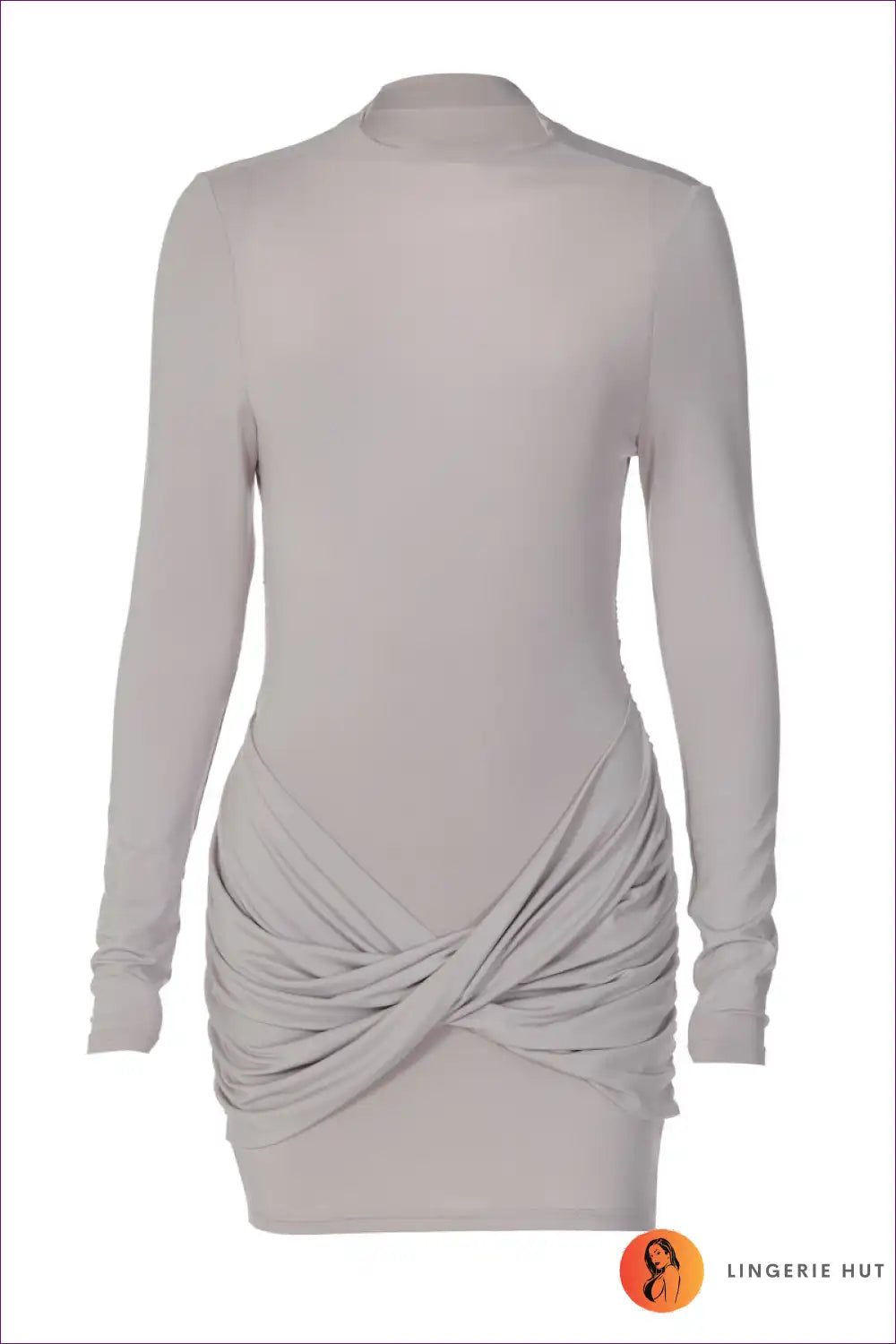 Twist-back Cut-out Bodycon Dress for Day-to-night Glamour