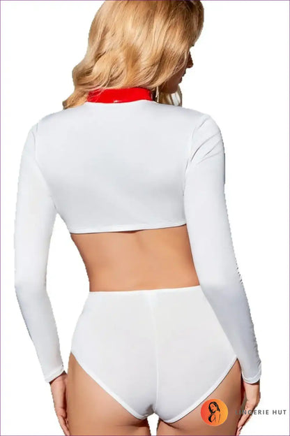 Two-piece Nurse Uniform Lingerie Set for Party Cosplay co Ord, Costume, Everyday, just In,