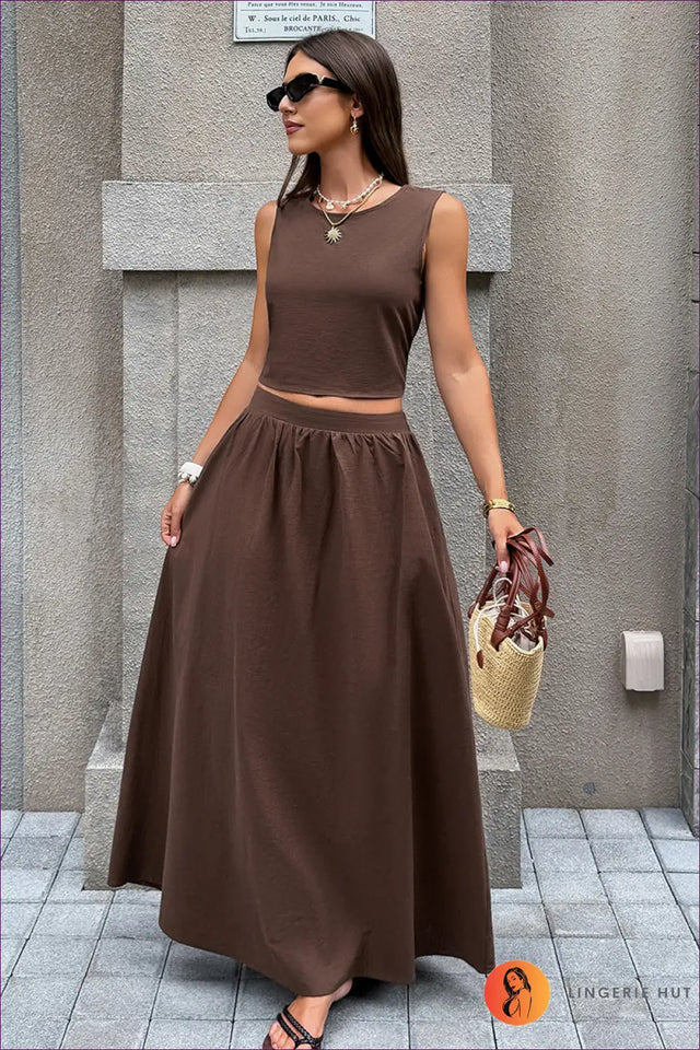 Two-Piece Co Ord Set - Vacation Confidence